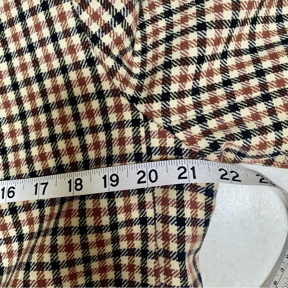 UPCYCLED patchwork detailing Wool boho blazer w equestrian cabin vibe - Picture 14 of 16